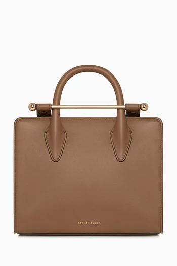 Mini Tote Bag in Smooth Calf Leather