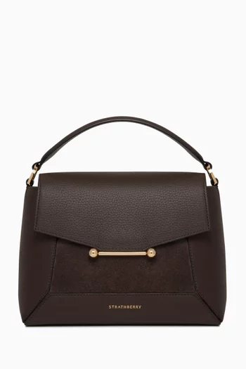 Mosaic Top-handle Bag in Calf Leather