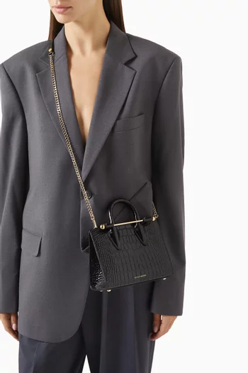 Nano Tote Bag in Smooth Calf Leather