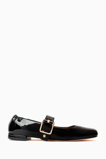 Luara Ballerina Flats in Patent Leather