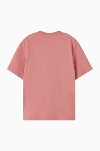 Orchid Sequins Logo-print T-shirt
