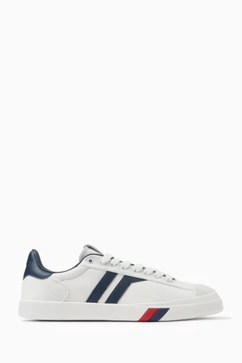 Court Ace Sneakers in Canvas & Leather