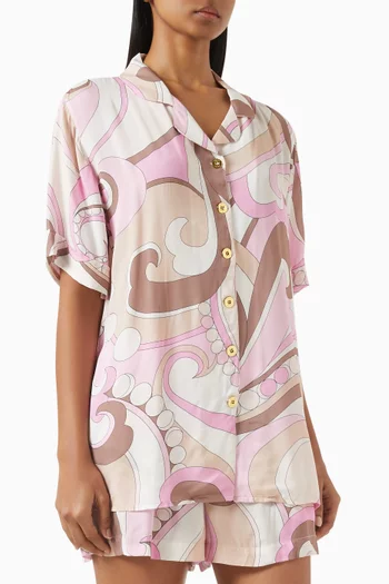 Troppo Bowling Shirt in Viscose