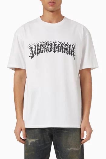 تي شيرت بلون باهت قطن واكو ماريا × تيم ليهي