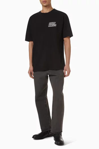 تي شيرت بلون باهت قطن واكو ماريا × تيم ليهي