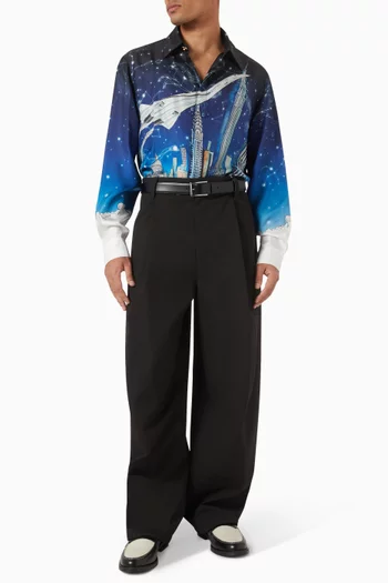 Vol De Nuit Shirt in Silk