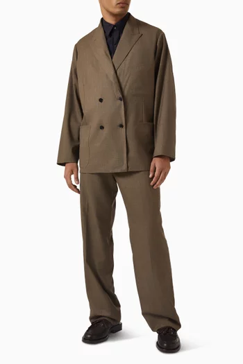 بنطال دي سلاكس صوف غابردين