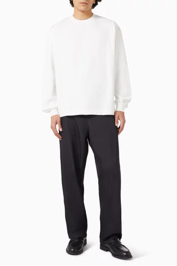 Crewneck T-shirt in Supima Cotton