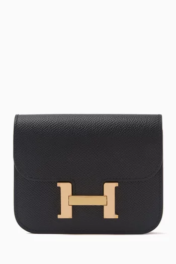 Constance Slim Wallet in Epsom Leather