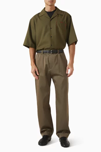 بنطال مطاطي مزيج قطن