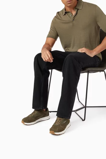 Cleat Mixed Waterproof Sneakers in Suede