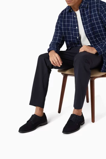 Derby Shoes in Suede