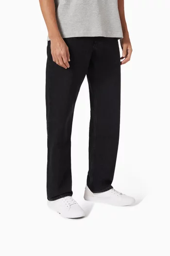 Mixed Texture Sneakers in Leather