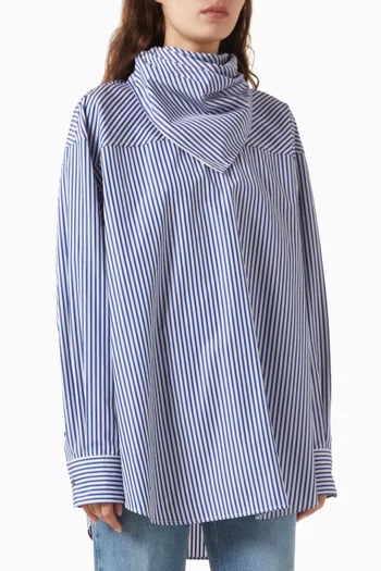 Oversized Bandana Blouse in Cotton