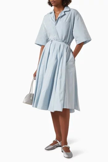 Corolla Midi Skirt in Taffeta