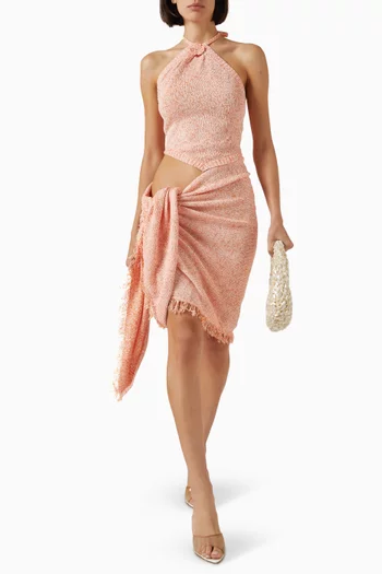 Francesca Sequin-embellished Knit Sarong