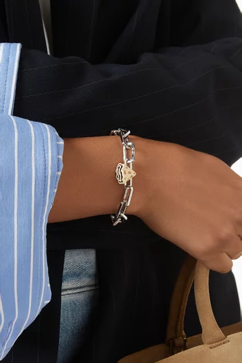 Crepe Charm in Sterling Silver