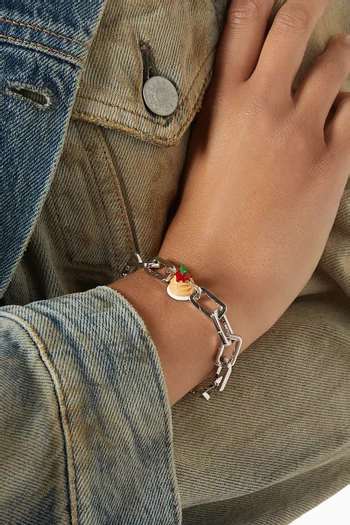 Spaghetti Charm in Sterling Silver