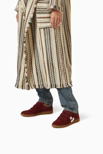 Beth Low-top Sneakers in Suede Calfskin