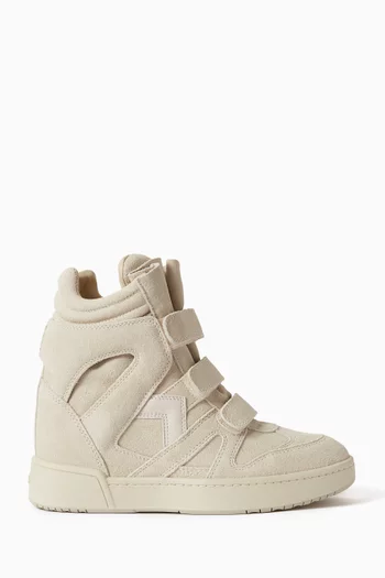Im3 Wedge Sneakers in Suede