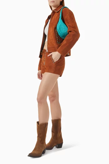 Lea Stud-embellished Shorts