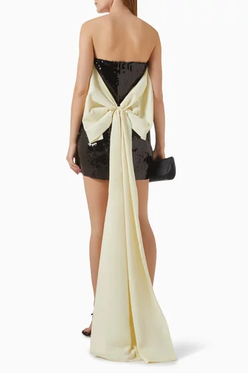 Ysolde Sequin-embellished Mini Dress