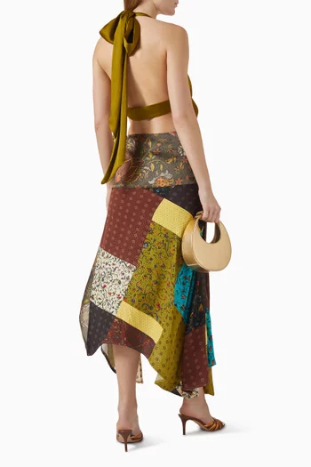 Bertille Halter Bow Top