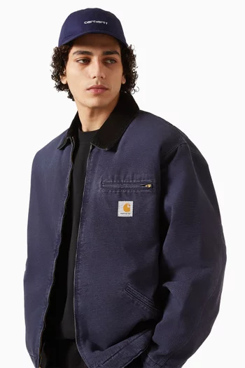 Canvas Script Cap in Cotton