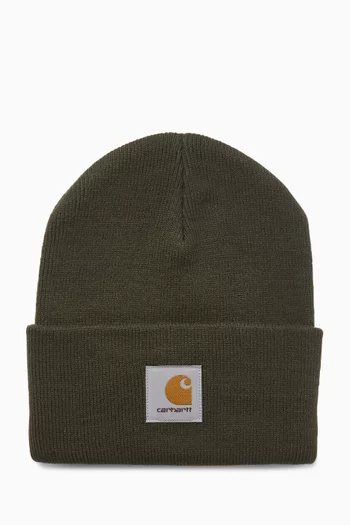 Logo Beanie in Acrylic-knit