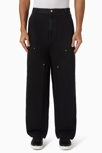 بنطال ناش بطبقة إضافية على الركبتين دينم