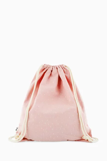 Mrs. Rabbit Drawstring Bag