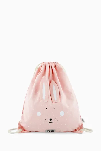 Mrs. Rabbit Drawstring Bag