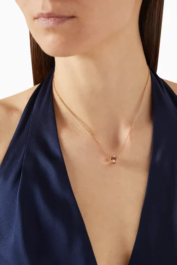 Life Diamonds Necklace in 18kt Rose Gold