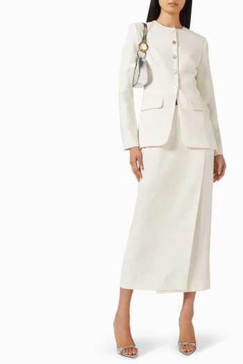 Sindy Midi Skirt in Virgin Wool