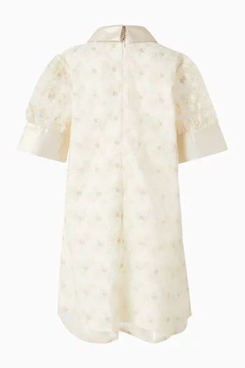 فستان متوسط الطول بشعار الماركة ستان