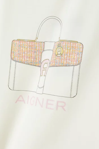 Handbag Graphic T-shirt in Cotton