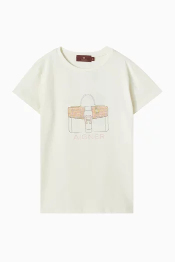 Handbag Graphic T-shirt in Cotton