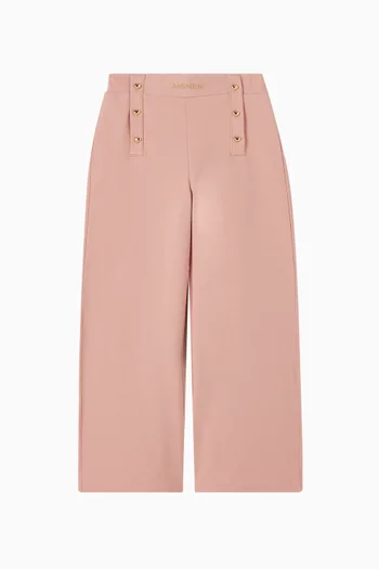 Logo Wide Leg Trousers