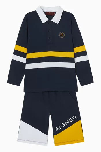 Logo Bermuda Shorts in Lycra