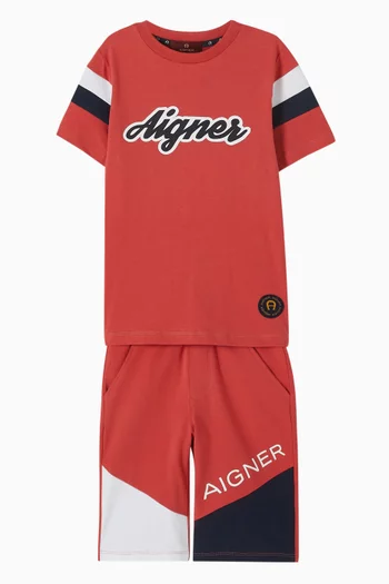 Logo Bermuda Shorts in Lycra