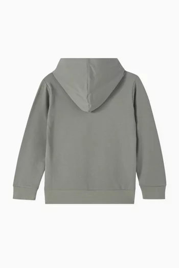 Contrasting Logo Sweatshirt in Cotton