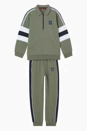 Logo Polo Sweatshirt