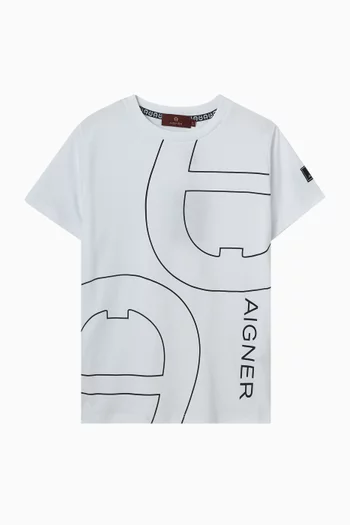 Logo-print T-shirt in Cotton