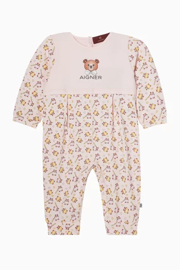 Teddy Printed Pyjama in Cotton