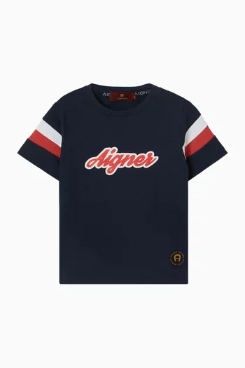 Logo Print T-shirt in Cotton