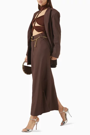 Stellar High-waist Skirt in Wool