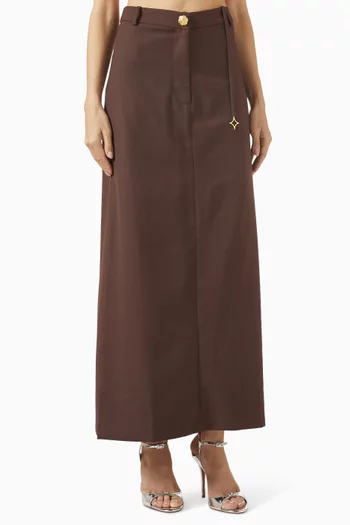 Stellar High-waist Skirt in Wool