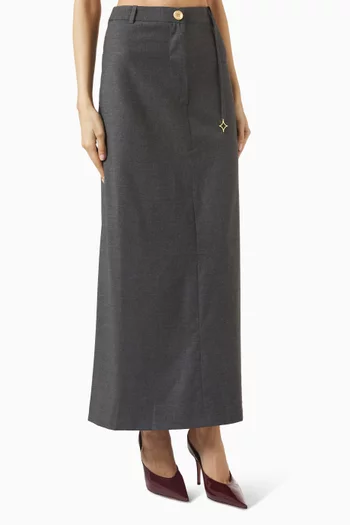 Stellar High-waist Skirt in Wool
