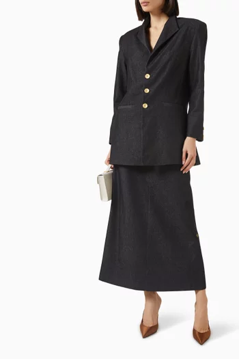 Stellar High-waist Skirt in Wool