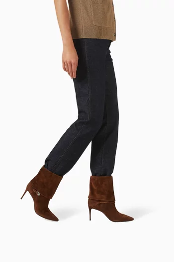 Simone 80 Ankle Boots in Suede